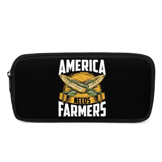 America Needs Farmers Agriculture Farmer Corn Pencil Cases