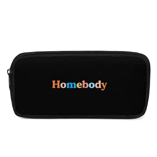 Retro Homebody Rather Be Inside Vintage Introvert Pencil Cases