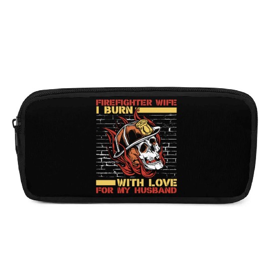 Firefighter Fireman Thin Red Line Pencil Cases