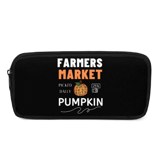 Farmers Market Pumpkin Pencil Cases