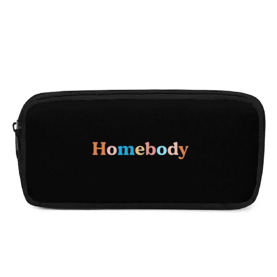Retro Homebody Rather Be Inside Vintage Introvert Pencil Cases