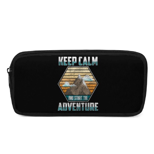 Mountaineering Hiking Rock Climbing Mountains Pencil Cases