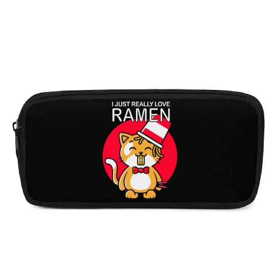 Cat Ramen Lover I Just really love Ramen Pencil Cases