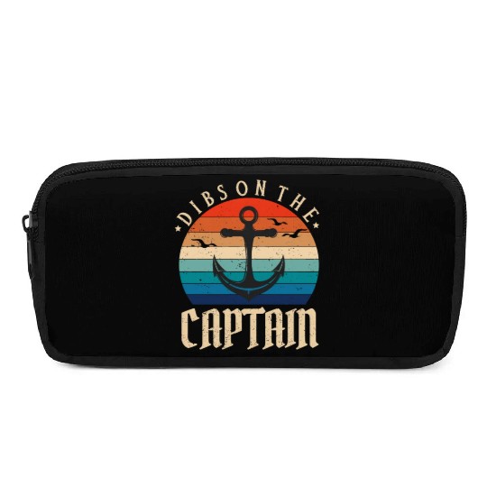 Dibs on the Captain Vintage Funny Quote Wife Pencil Cases