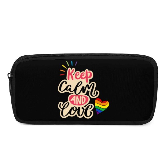 Keep Calm and Love Pencil Cases