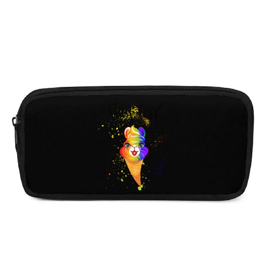 Alpaca LGBT Stay Cool Ice Rainbow Pencil Cases