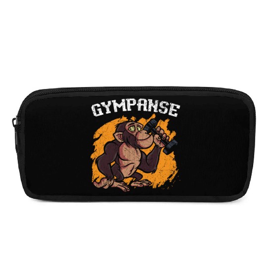 Gympanse Chimpanzee Monkey Animal Zookeeper Pencil Cases