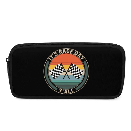 It's Race Day Y'all Pencil Cases, Race Day Checkered