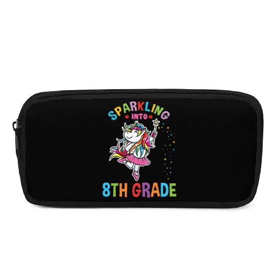 Sparkling Into 8th Grade Back To School Pencil Cases