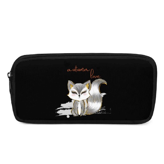 Leaf Autumn Tree Orange Fall Leaves Season Pencil Cases