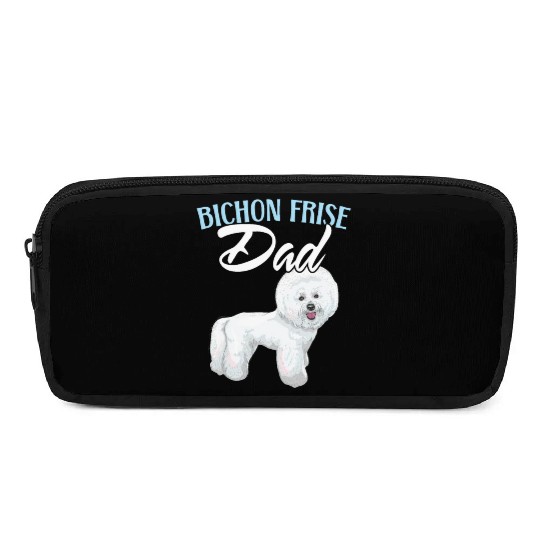 Bichon Frise Dad Dog Lover Dog Breeder Puppy Paw Pencil Cases