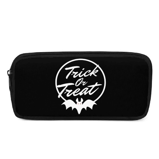 Trick Or Treat Halloween Bat Pencil Cases