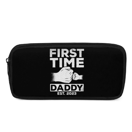 First Time Daddy Est. 2023 Daddy To Be Paternity Pencil Cases