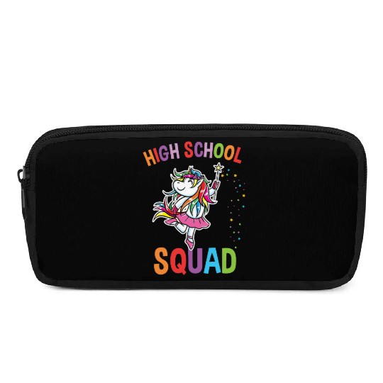 High School Squad Unicorn Back To School Pencil Cases