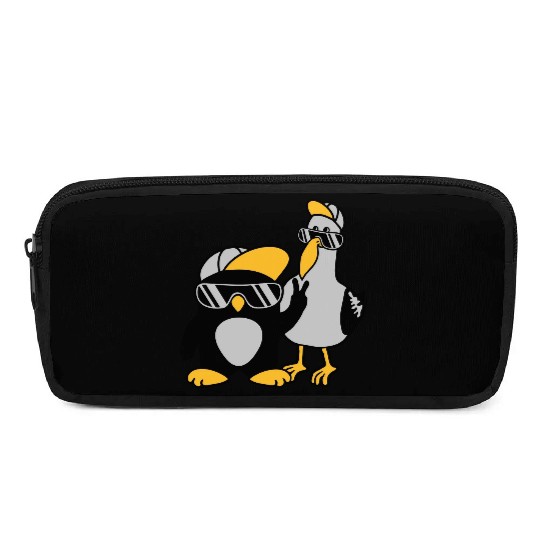Seagull penguin 2 friends Pencil Cases
