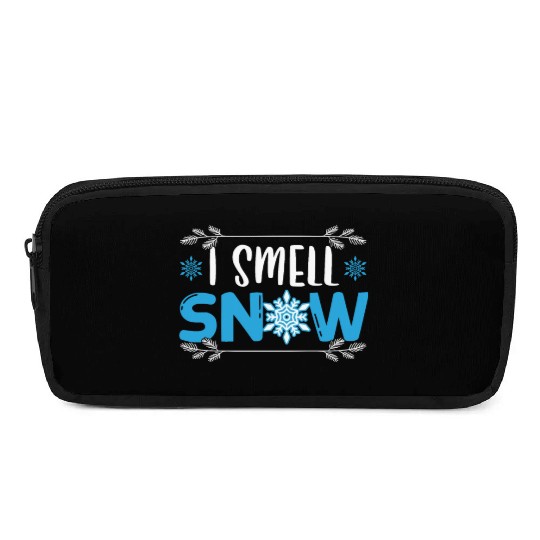 I Smell Snow Lover Ice Cold Snowy Winter Season Pencil Cases