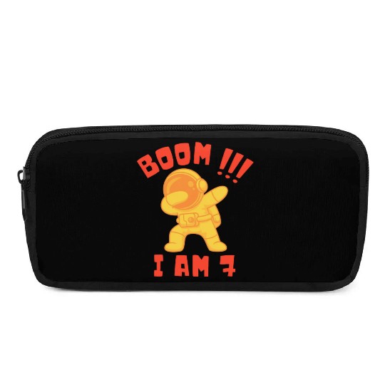 Kids Dabbin 7 years anniversary birthday cosmonaut Pencil Cases