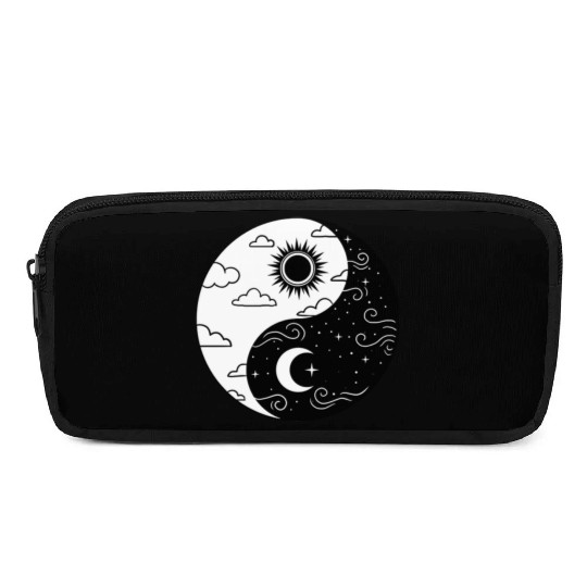 Sun and Moon Yin Yang for Yin Yang Art Lover Pencil Cases