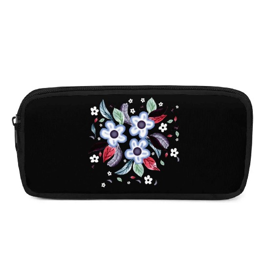 Colorful summer flowers Pencil Cases