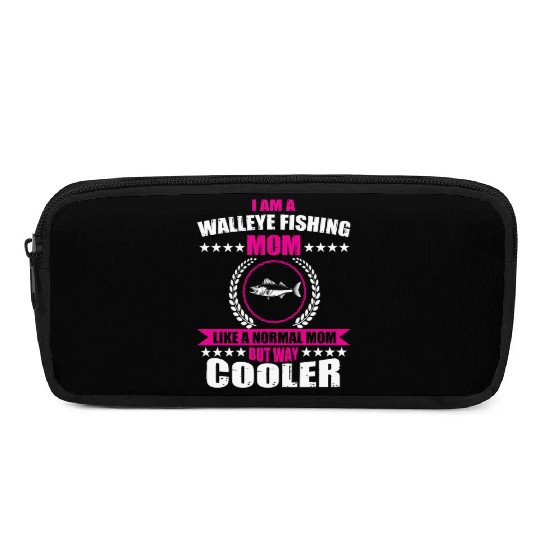 Walleye Fishing Mom For Women Pencil Cases