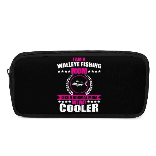 Walleye Fishing Mom For Women Pencil Cases