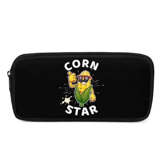 Funny Corn Star Sunglasses Mustache big Postal Service Pencil Cases