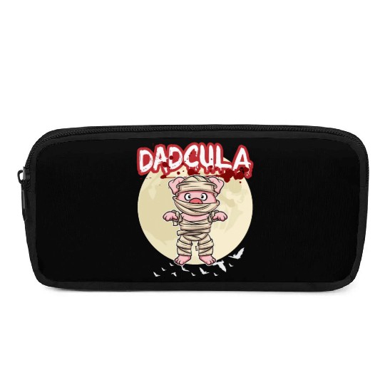 Dadcula Dracula Vampire Dad Funny Halloween Party Pencil Cases