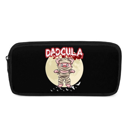 Dadcula Dracula Vampire Dad Funny Halloween Party Pencil Cases
