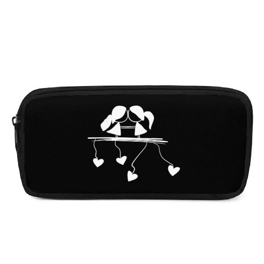 lesbian couple love symbol Pencil Cases