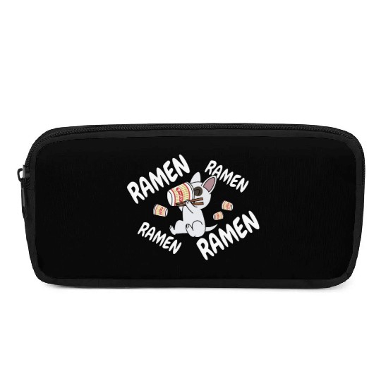 English Bull Terrier Instant Ramen Noodles Pencil Cases