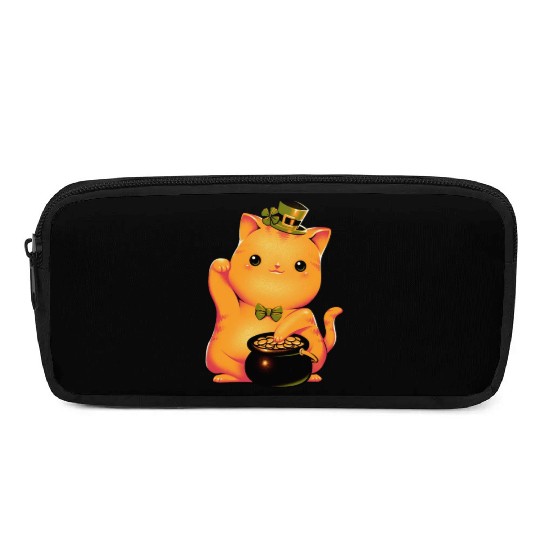 cat Irish Lucky Cat Pencil Cases