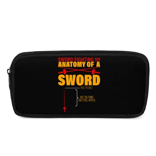 Sword Fighting 101 Anatomy Of A Sword 3 Pencil Cases