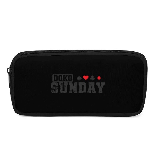 Doko Sunday Doppelkopf Card Game Hobby Pencil Cases