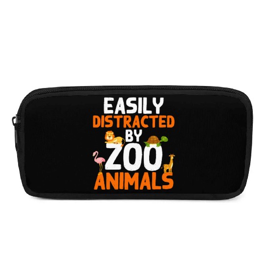 Zoo Animals Giraffe Lion Flamingo Zoo Pencil Cases