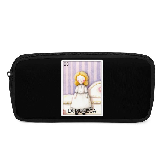 La Muneca The Doll Card Mexican Lottery Muneca Pencil Cases