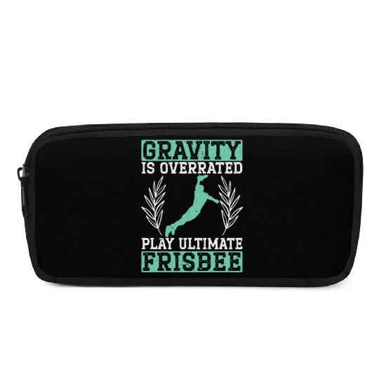 Gravity Is Overated Play Ultimate Frisbee Player Pencil Cases