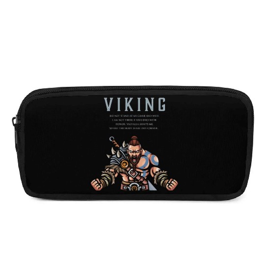 Viking Warrior Valhalla Awaits Me 2 Pencil Cases