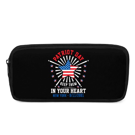 9/11 Patriot Day Keep Them in Your Heart Pencil Cases