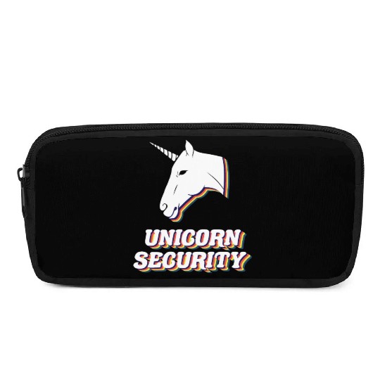 unicorn security funny unicorn bouncer Pencil Cases