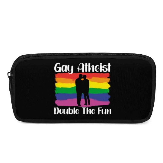 Gay LGBTQ Atheist Atheism Anti Religion Securalism Pencil Cases