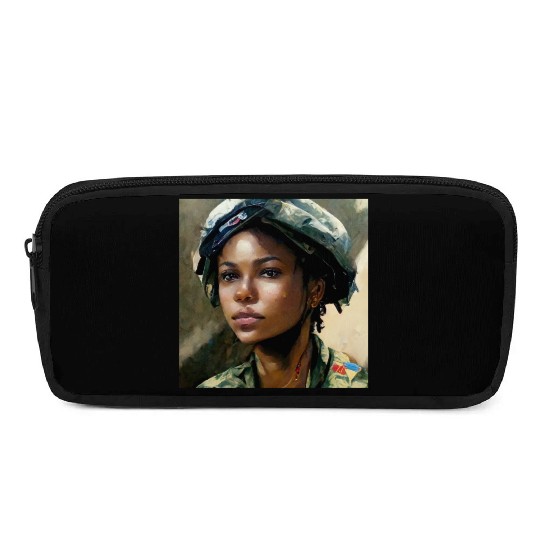 Beautiful US army combat medic painting Pencil Cases