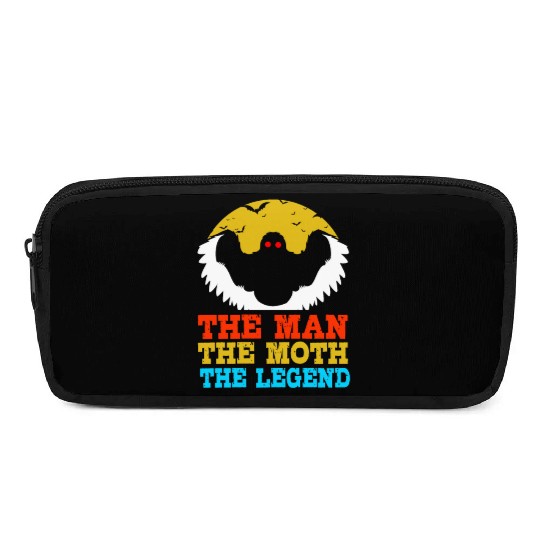Retro Mothman Cryptid The Man The Moth The Legend Pencil Cases