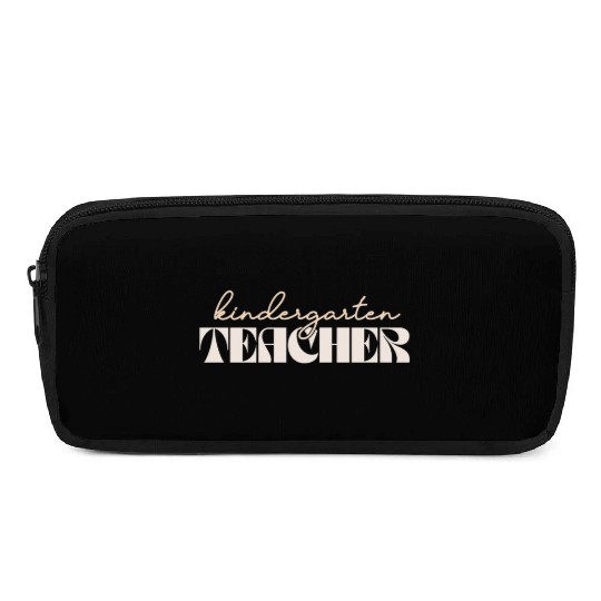 Retro Kindergarten Teacher Vintage Kinder Crew Pencil Cases
