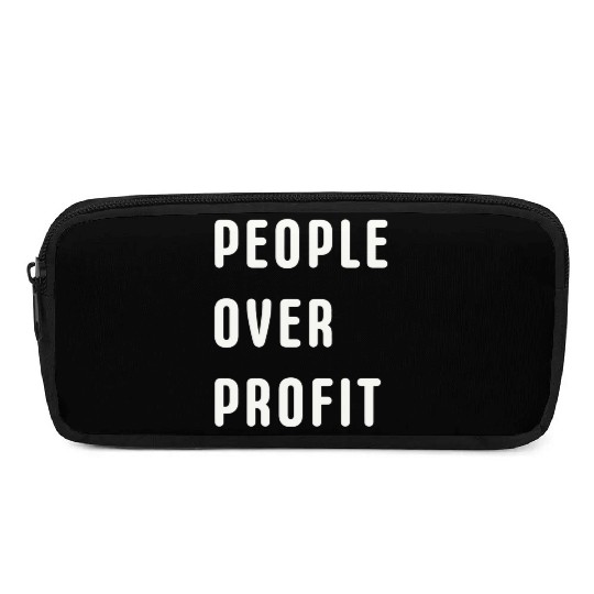 People Over Profit Anti Capitalism Protest Pencil Cases
