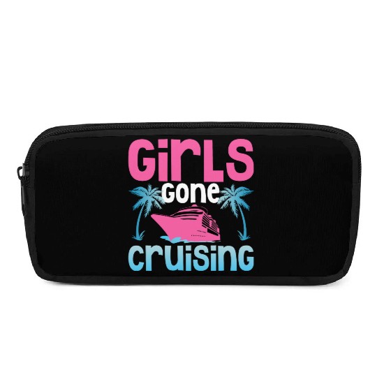 Girls Gone Cruising Vacation Cruiser Pencil Cases