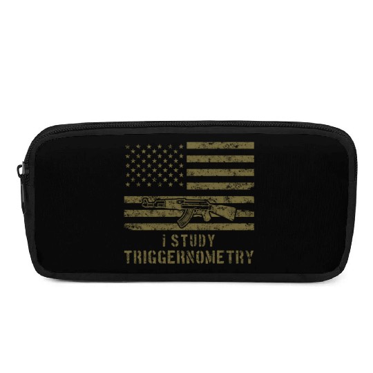 I Study Triggernometry Gun Lover Pencil Cases