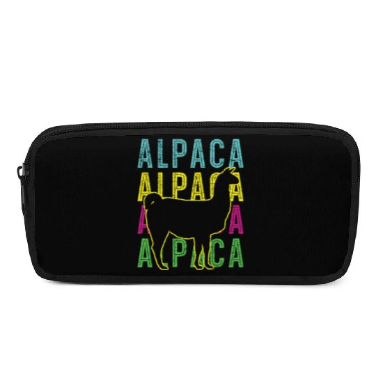 Alpaca Llama Lover Alpaca Whisperer Farm Animal Pencil Cases