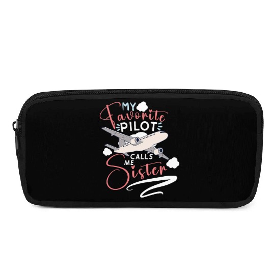 Pilot Aviation Airplane Airline Captain Aviator Pencil Cases