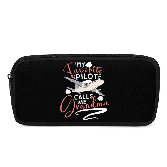 Pilot Aviation Airplane Airline Captain Aviator Pencil Cases