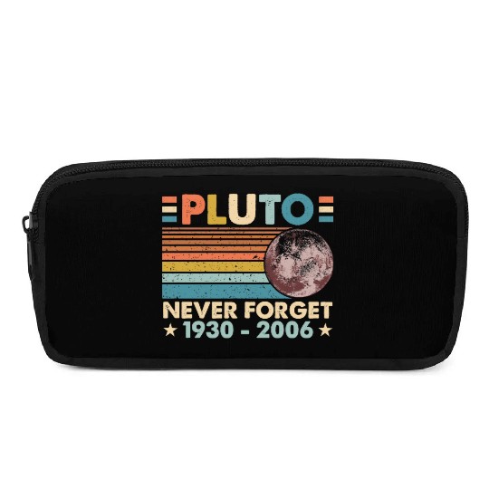 Pluto Never Forget Astronomy Space Science Nerd Pencil Cases